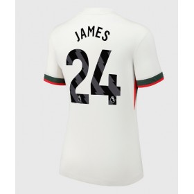 Dámské fotbalový oblečení Chelsea Reece James #24 Venkovní košile 2025-26 Krátkým Rukávem